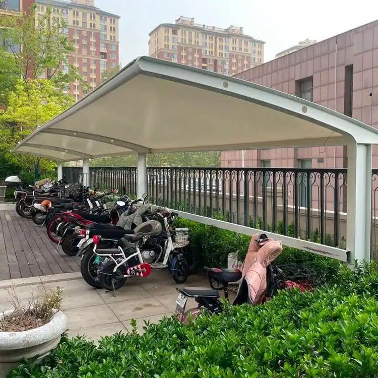 甘孜县膜结构电动车棚